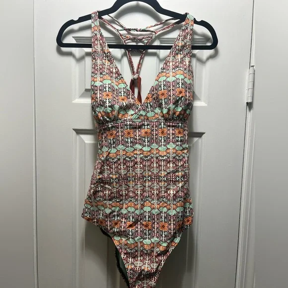 Prana Atalia One Piece Rosa Gypsy Size XL - Picture 1 of 7